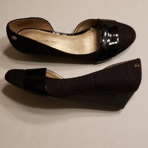 Bandolino Black jovian wedge shoes